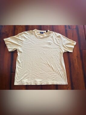 Bobby Jones Light Yellow Short Sleeve Crewneck Tee